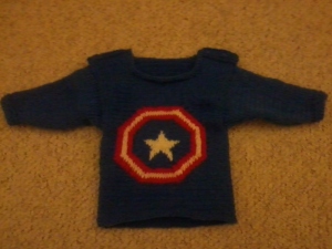 CAPTAIN AMERICA! I'm sorry, was just so chuffed with this jumper.